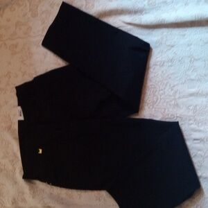 Woman's slacks - sz 4 petite,deep black-,straight leg.JM collection